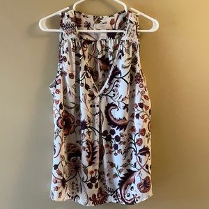 Floral V-Neck Tank